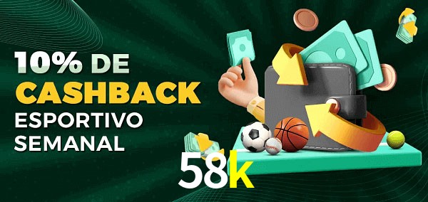 10% de bônus de cashback na 58k